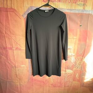 Wilfred Aritzia Black Long Sleeve Mini Dress